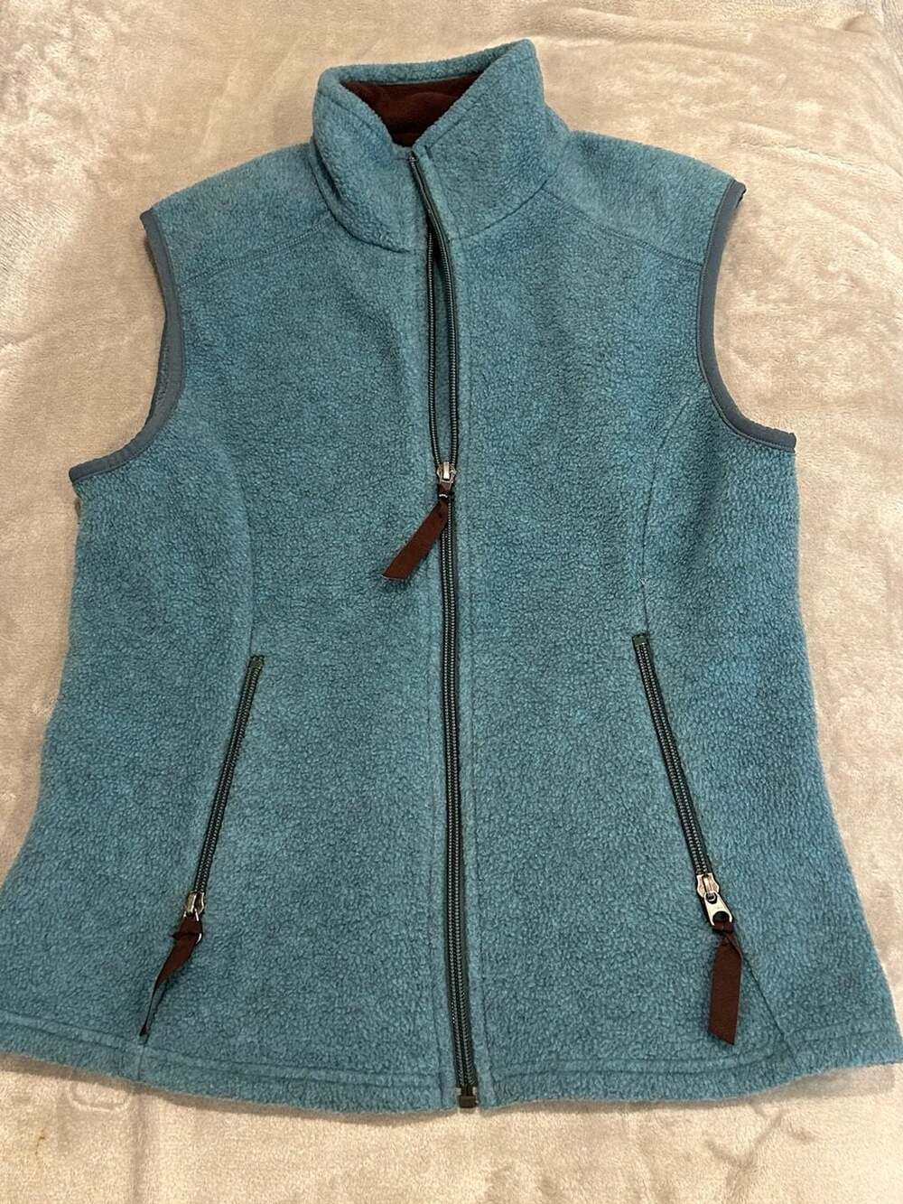 Vintage Patagonia Synchilla Fleece Vest Size S Blue Full Zip